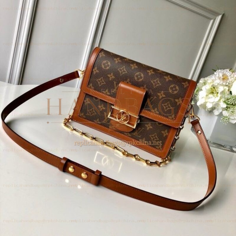 Replica Louis Vuitton Reverse Monogram Tan Dauphine