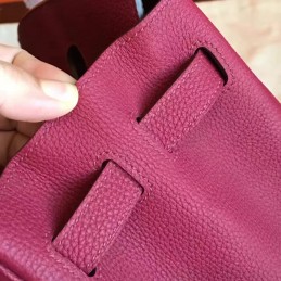 Replica Hermes Burgundy Birkin 30 Smooth Leather Gold Hardware Bag