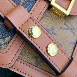 Replica Louis Vuitton Brown Monogram Tan Dauphine