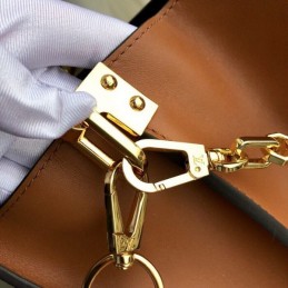 Replica Louis Vuitton Brown Monogram Tan Dauphine