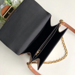 Replica Louis Vuitton Brown Monogram Tan Dauphine