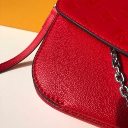 Replica Louis Vuitton Red Embossed Monogram Very Messenger