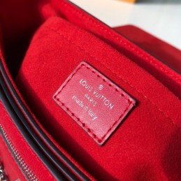 Replica Louis Vuitton Red Embossed Monogram Very Messenger