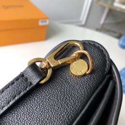 Replica Louis Vuitton Black Embossed Monogram Very Messenger
