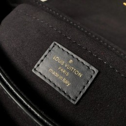 Replica Louis Vuitton Black Embossed Monogram Very Messenger