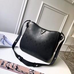 Replica Louis Vuitton Black Mahina Very Hobo Bag