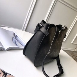 Replica Louis Vuitton Black Mahina Very Hobo Bag