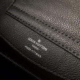 Replica Louis Vuitton Black Mahina Very Hobo Bag