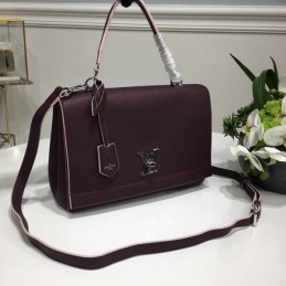 Replica Louis Vuitton Burgundy Lockme II