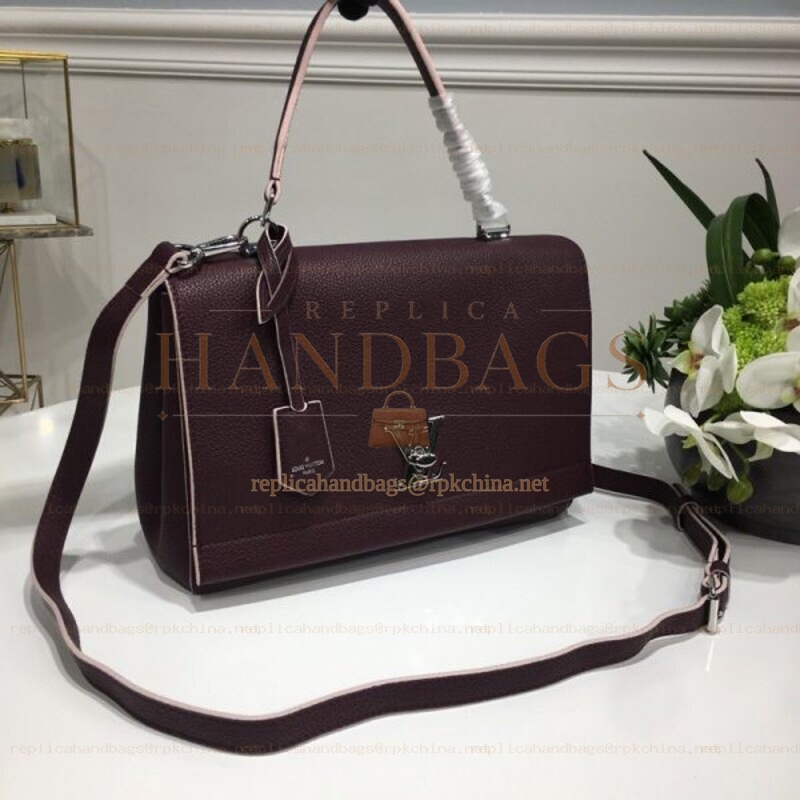Replica Louis Vuitton Burgundy Lockme II