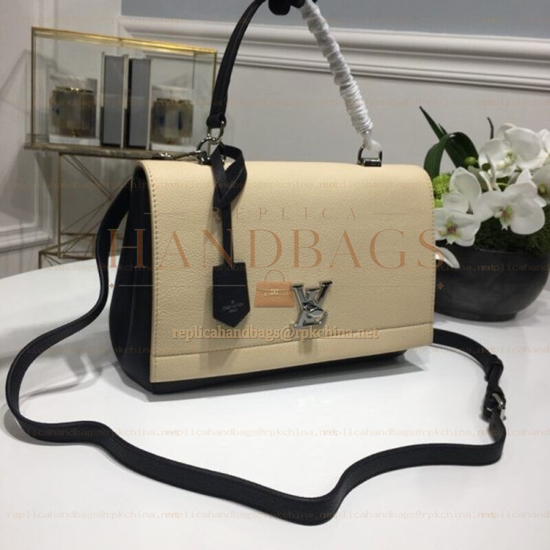 Replica Louis Vuitton Ivory Black Lockme II