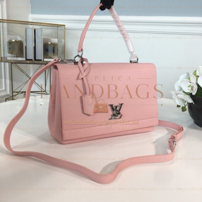 Replica Louis Vuitton Pale Pink Lockme II