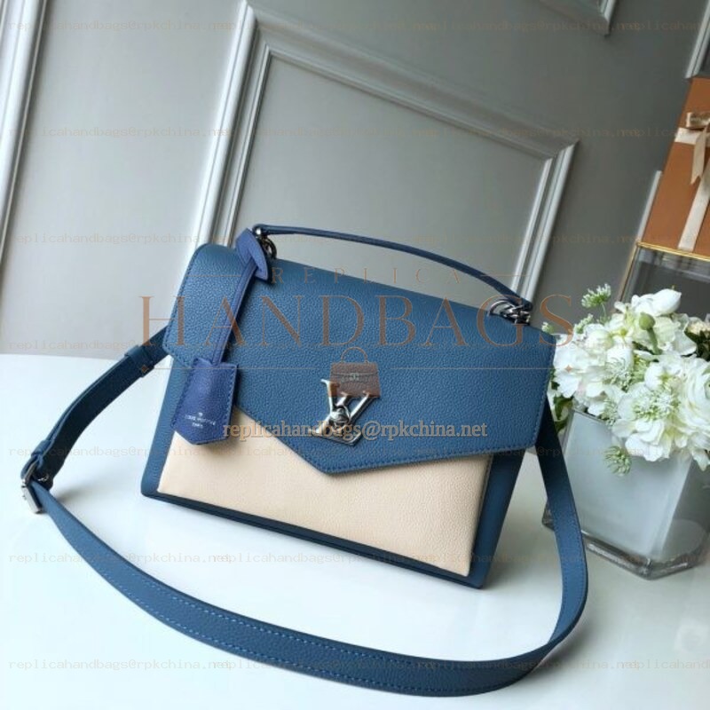 Replica Louis Vuitton Blue Ivory MyLockme