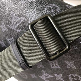 Replica Louis Vuitton Black Monogram Flower Keepall Bandouliere 50