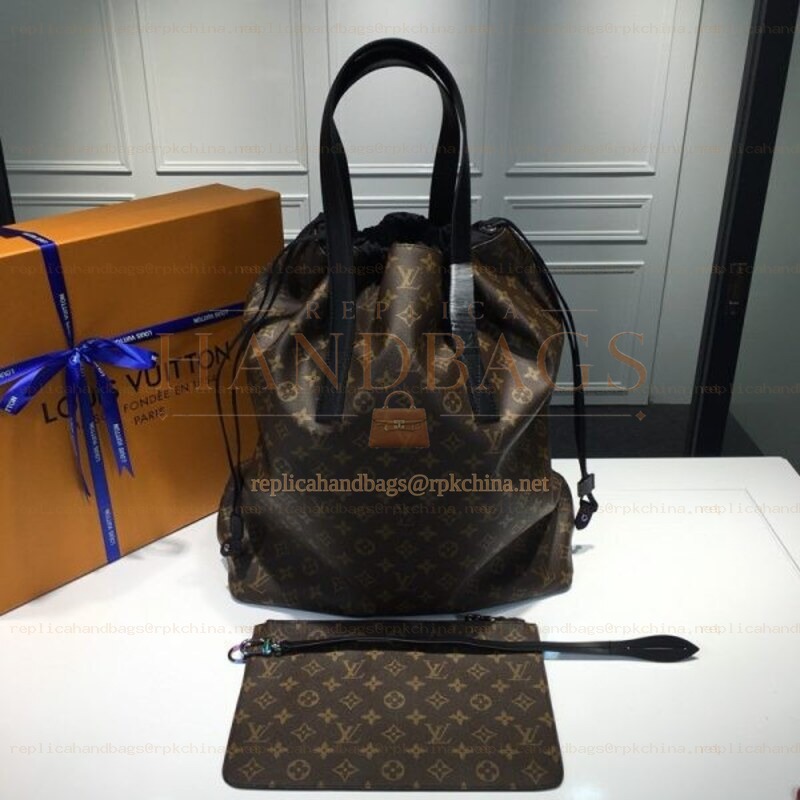Replica Louis Vuitton Brown Monogram Cabas Light Bag