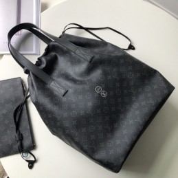 Replica Louis Vuitton Black Monogram Cities Cabas Light Bag