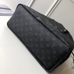 Replica Louis Vuitton Black Monogram Cities Cabas Light Bag