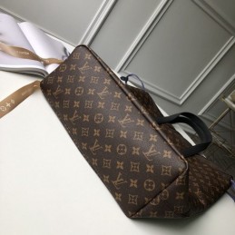 Replica Louis Vuitton Brown Monogram Dark Trim Cabas Light Bag