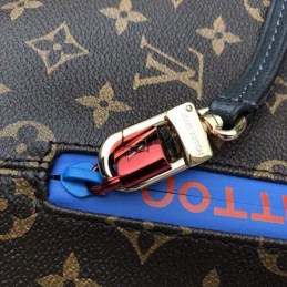 Replica Louis Vuitton Brown Monogram Dark Trim Cabas Light Bag