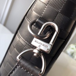 Replica Louis Vuitton Black Damier Tadao Tote