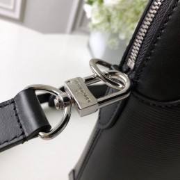 Replica Louis Vuitton Black Leather Oliver Briefcase