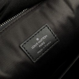 Replica Louis Vuitton Black Leather Oliver Briefcase