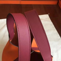 Replica Hermes Orange Brown Picotin Lock 22 Bag