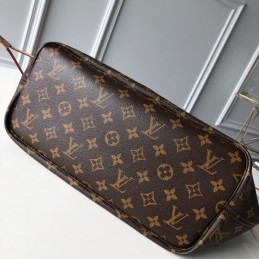 Replica Louis Vuitton Brown Monogram Travel Patch Neverfull MM