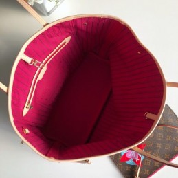 Replica Louis Vuitton Brown Monogram Travel Patch Neverfull MM