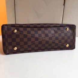 Replica Louis Vuitton Brown Damier Ebene Black Trim Lymington