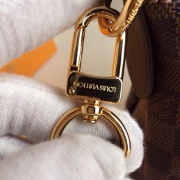 Replica Louis Vuitton Brown Damier Ebene Black Trim Lymington