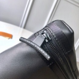 Replica Louis Vuitton Black Monogram Titanium Messenger