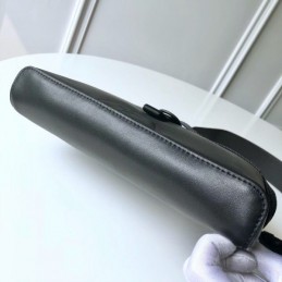 Replica Louis Vuitton Black Monogram Titanium Messenger