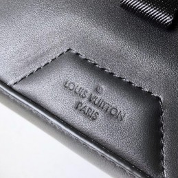 Replica Louis Vuitton Black Monogram Titanium Messenger