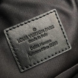 Replica Louis Vuitton Black Monogram Titanium Messenger