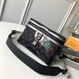 Replica Louis Vuitton Brown Monogram Titanium Messenger