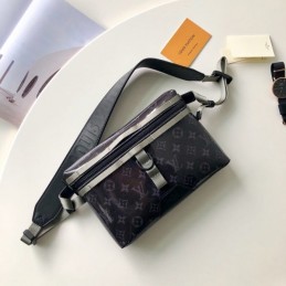 Replica Louis Vuitton Brown Monogram Titanium Messenger