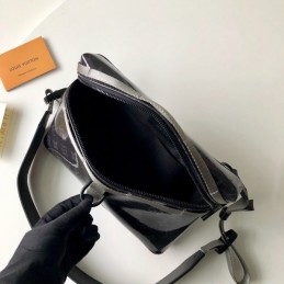 Replica Louis Vuitton Brown Monogram Titanium Messenger