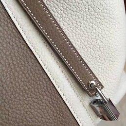 Replica Hermes Taupe Gray Picotin Lock 22 Bag