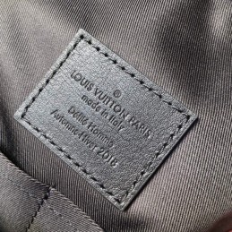 Replica Louis Vuitton Brown Monogram Titanium Messenger Wide Strap