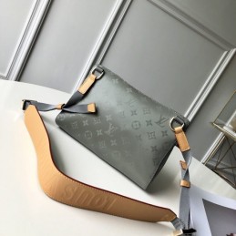 Replica Louis Vuitton Gray Monogram Titanium Messenger