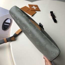 Replica Louis Vuitton Gray Monogram Titanium Messenger