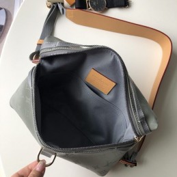 Replica Louis Vuitton Gray Monogram Titanium Messenger