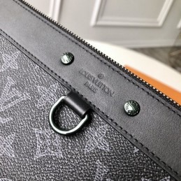Replica Louis Vuitton Black Monogram Flower Discovery Pochette