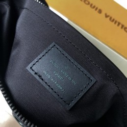 Replica Louis Vuitton Black Monogram Flower Discovery Pochette PM