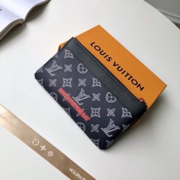 Replica Louis Vuitton Black Monogram Red LV Graphic Discovery Pochette PM