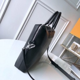 Replica Louis Vuitton Black Taiga Leather Porte Documents Jour