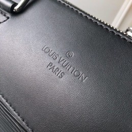 Replica Louis Vuitton Black Taiga Leather Porte Documents Jour
