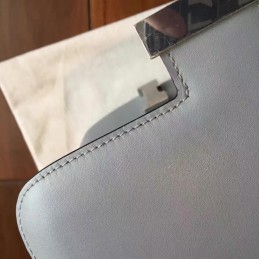 Replica Hermes Gray Constance Mini 18 Smooth Leather Palladium Hardware Bag