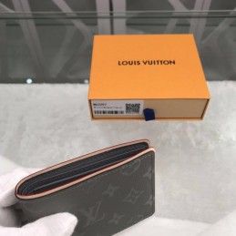 Replica Louis Vuitton Gray Taiga Leather Slender Wallet